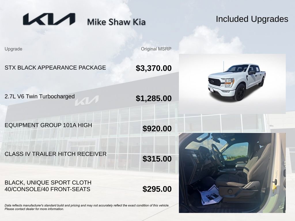 Used 2022 Ford F150 XL w/ STX Black Appearance Package image 3