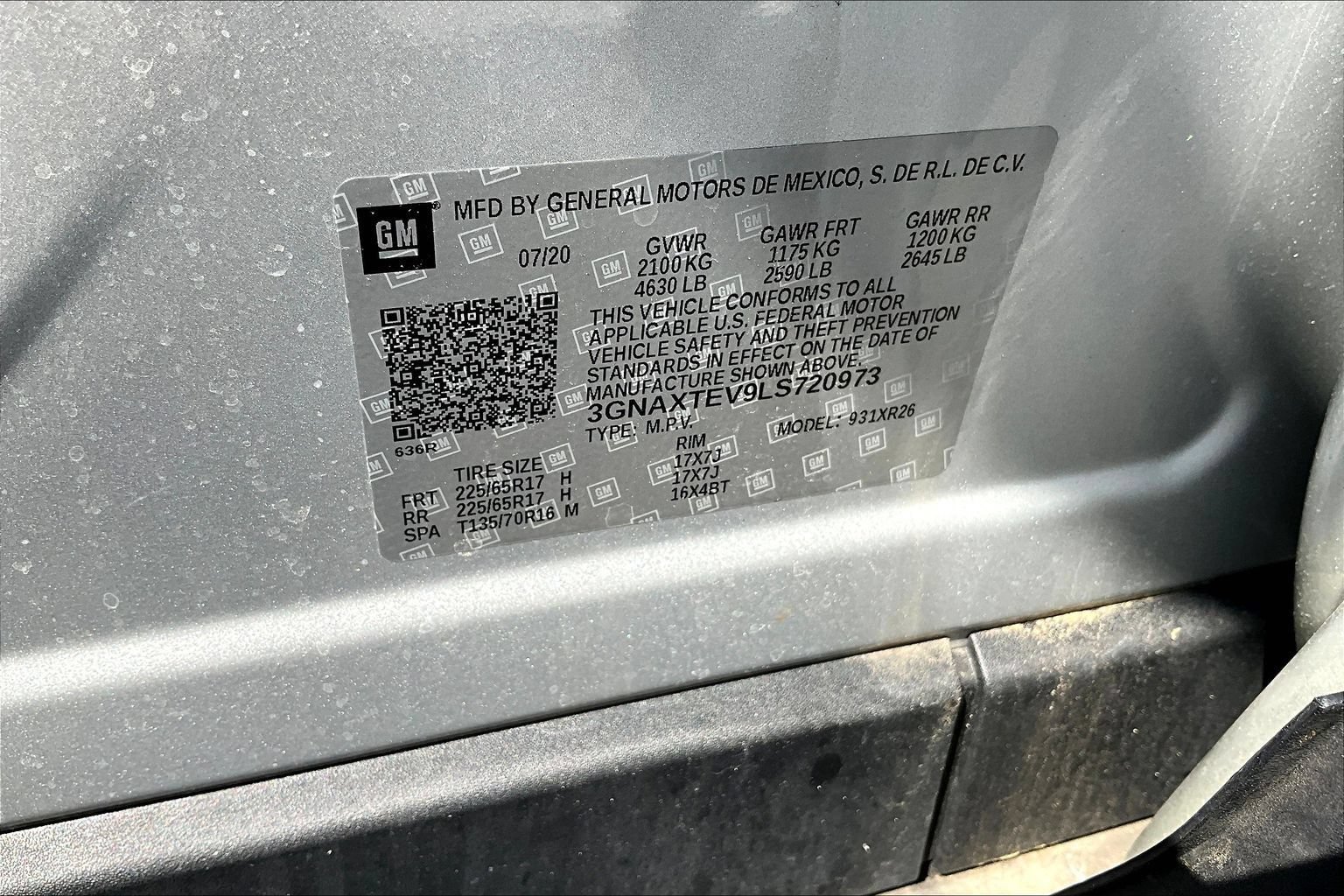 Used 2020 Chevrolet Equinox LT w/ Driver Convenience Package AWD/4WD image 17