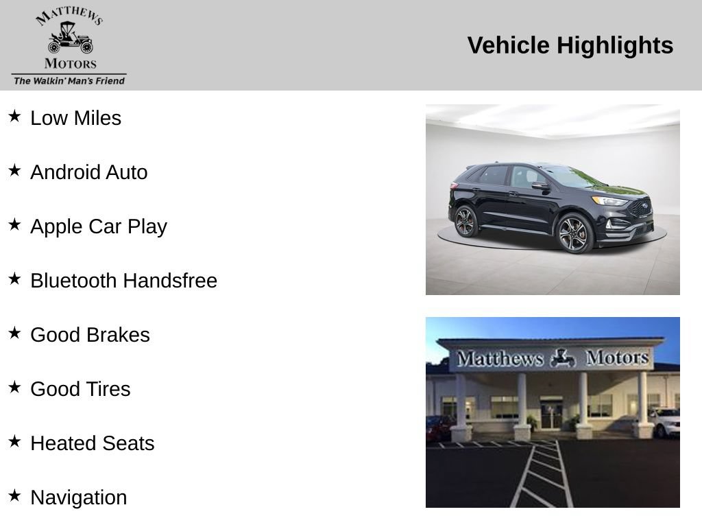 Used 2020 Ford Edge ST w/ Cold Weather Package AWD/4WD image 14