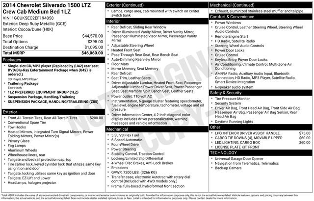 Used 2014 Chevrolet Silverado 1500 LTZ image 34