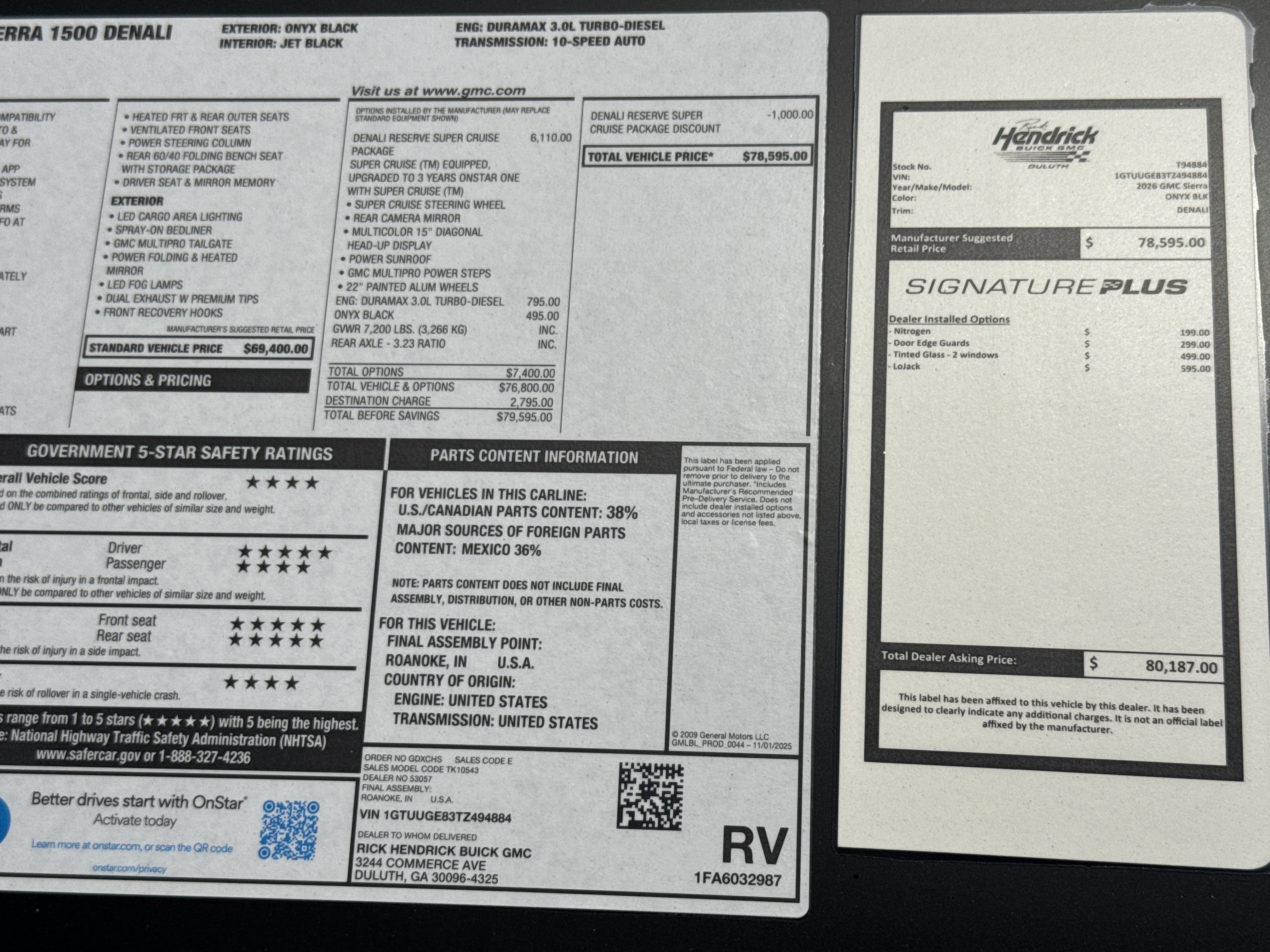 New 2026 GMC Sierra 1500 Denali AWD/4WD image 38
