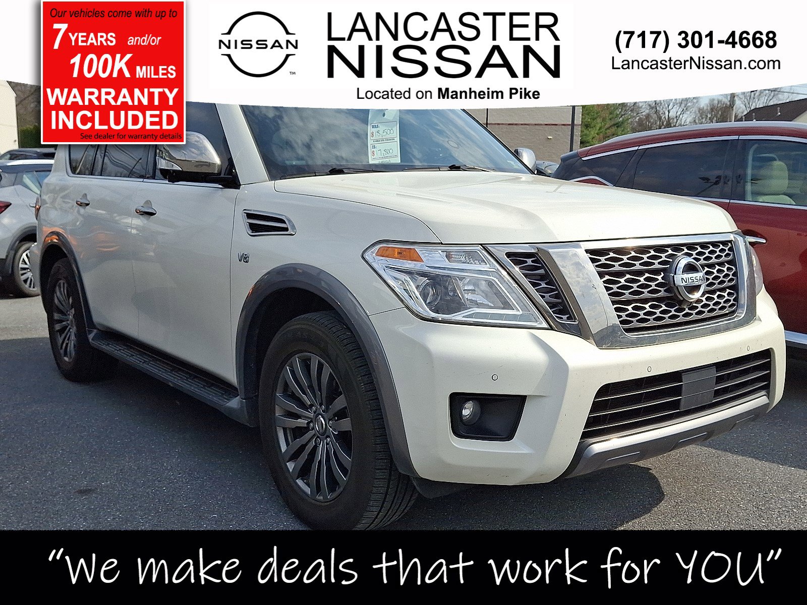 Used 2018 Nissan Armada Platinum w/ Cargo Package image 1