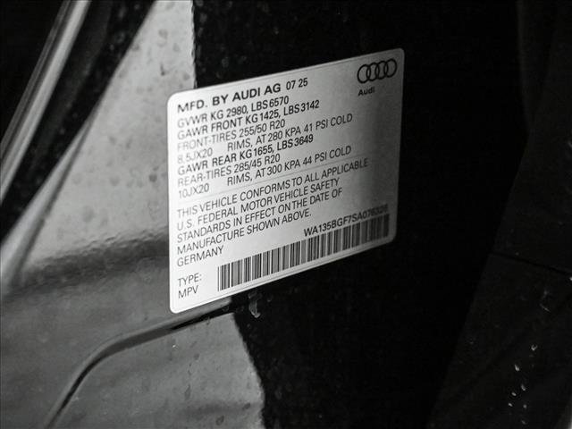 Certified 2025 Audi SQ6 e-tron Prestige w/ Black Optic Package image 26