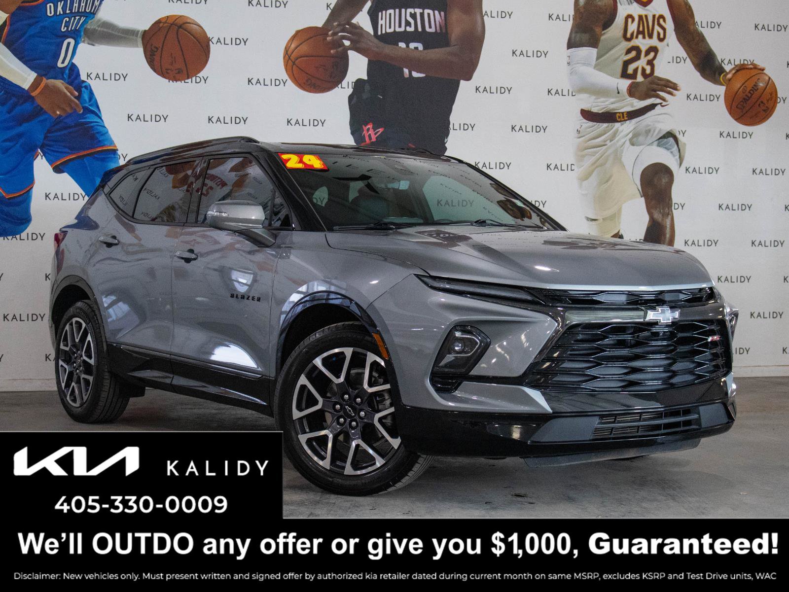 Used 2024 Chevrolet Blazer RS w/ Driver Confidence II Package image 1