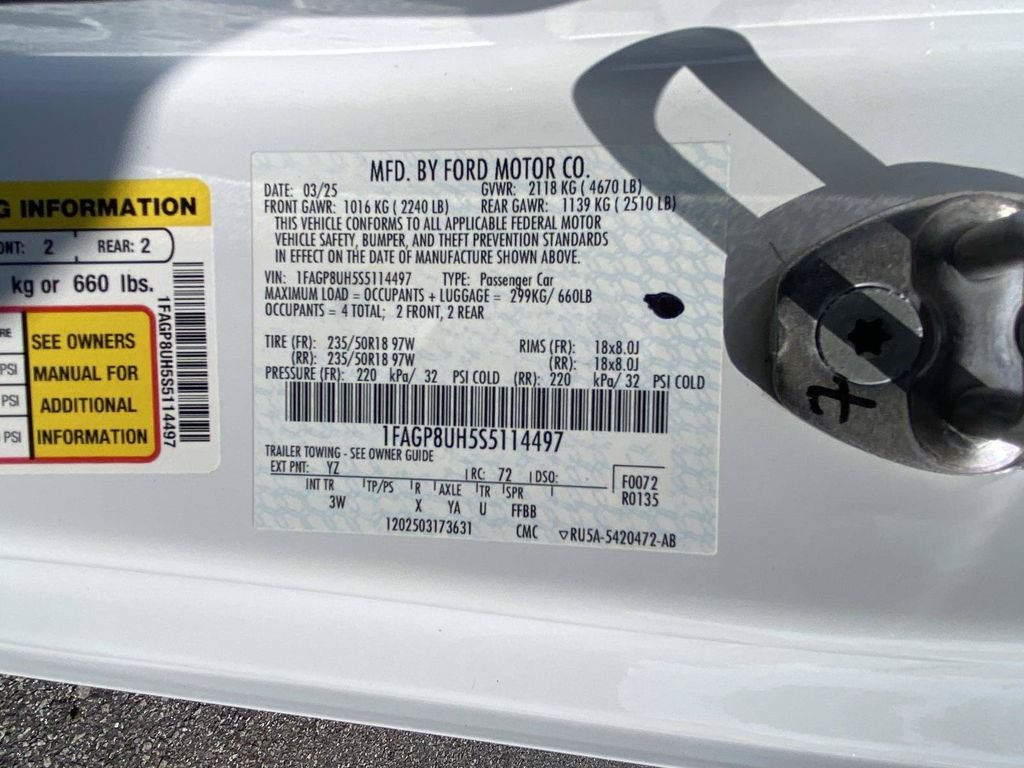 Certified 2025 Ford Mustang Premium RWD image 19