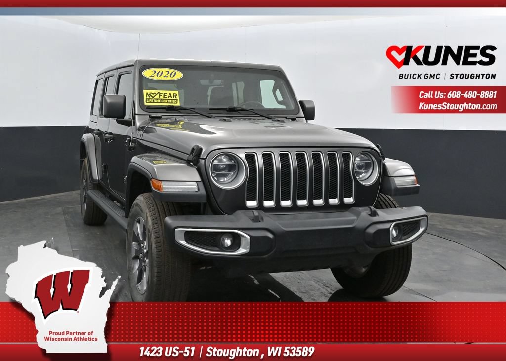 Used 2020 Jeep Wrangler Unlimited Sahara w/ Uconnect 4C Nav & Sound Group