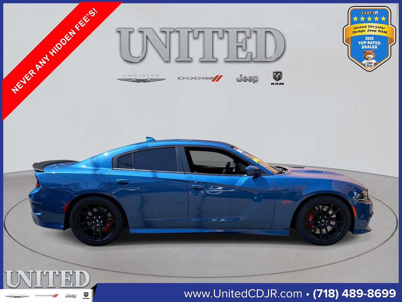 Certified 2022 Dodge Charger Scat Pack w/ Dynamics Package RWD image 2