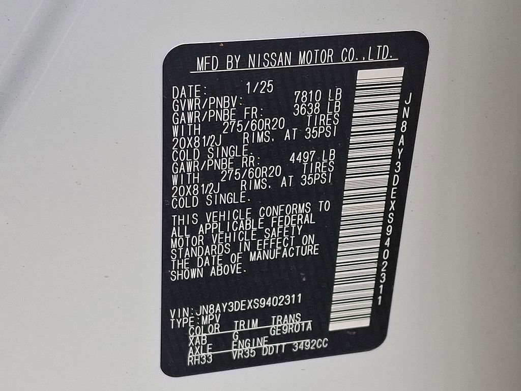 Certified 2025 Nissan Armada PRO-4X image 26