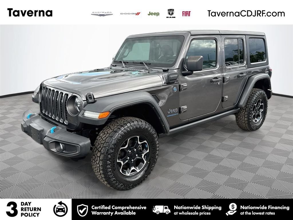 Used 2023 Jeep Wrangler Unlimited Rubicon 4xe w/ Cold Weather Group