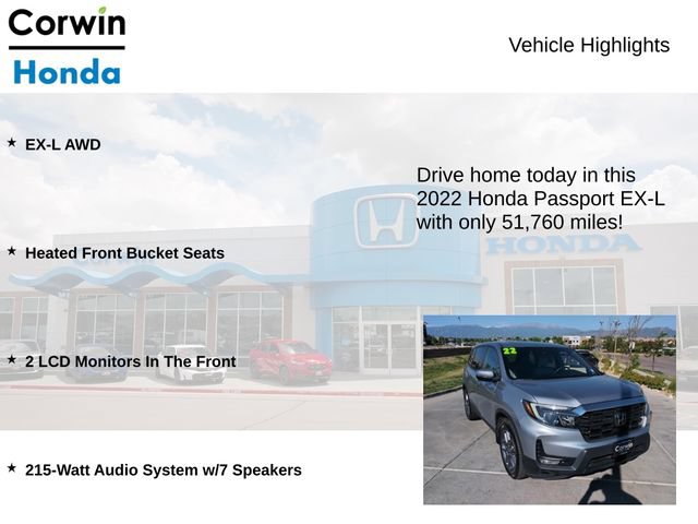 Used 2022 Honda Passport EX-L image 6