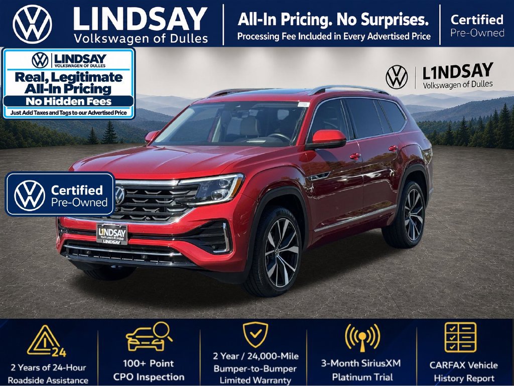 Used 2024 Volkswagen Atlas SEL Premium R-Line AWD/4WD image 4