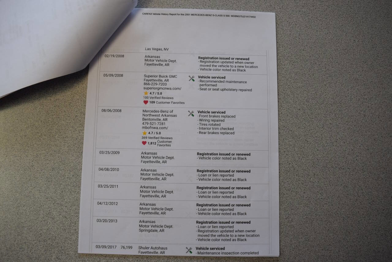 Used 2001 Mercedes-Benz S 500 image 79