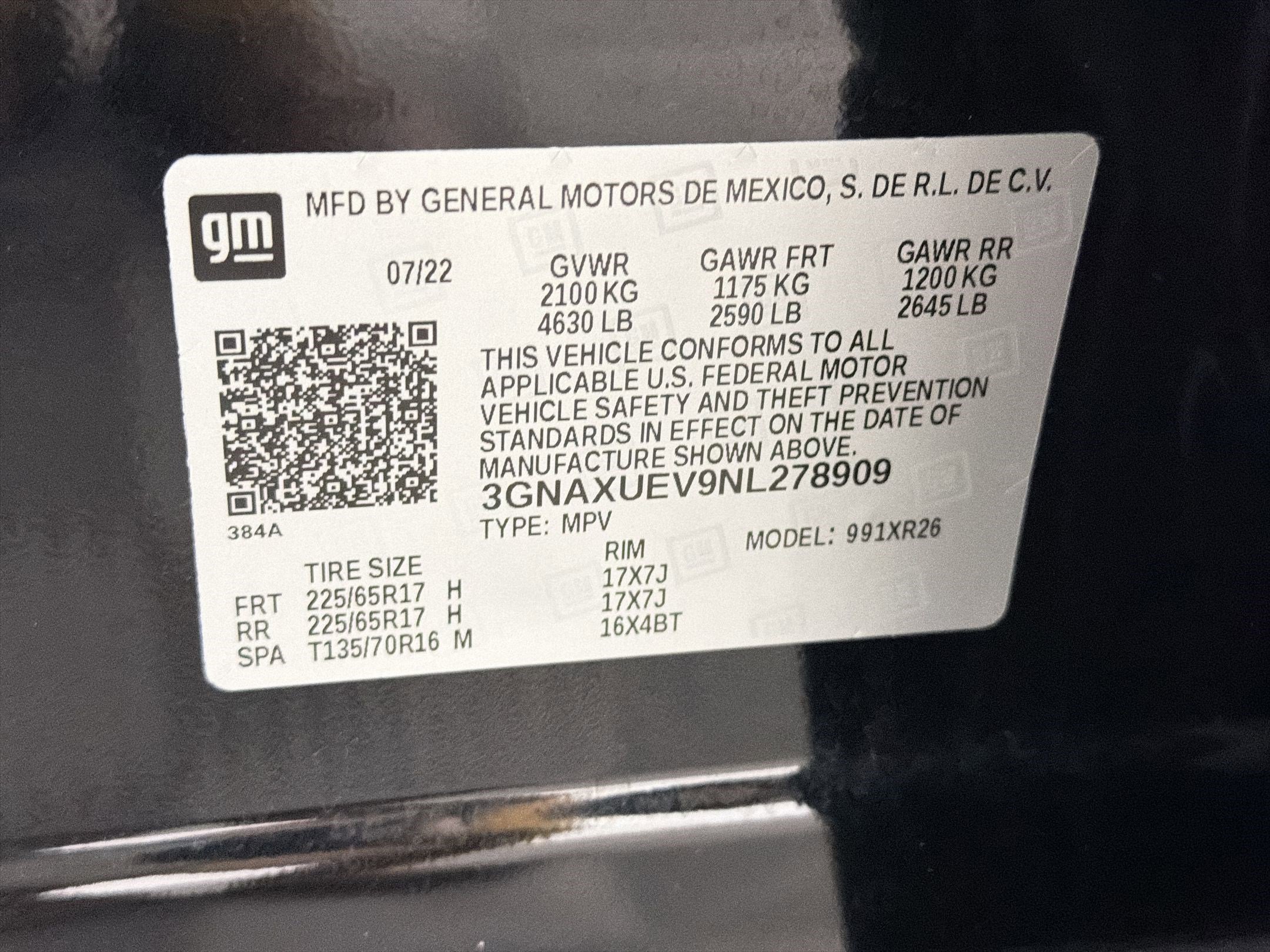 Used 2022 Chevrolet Equinox LT AWD/4WD image 20