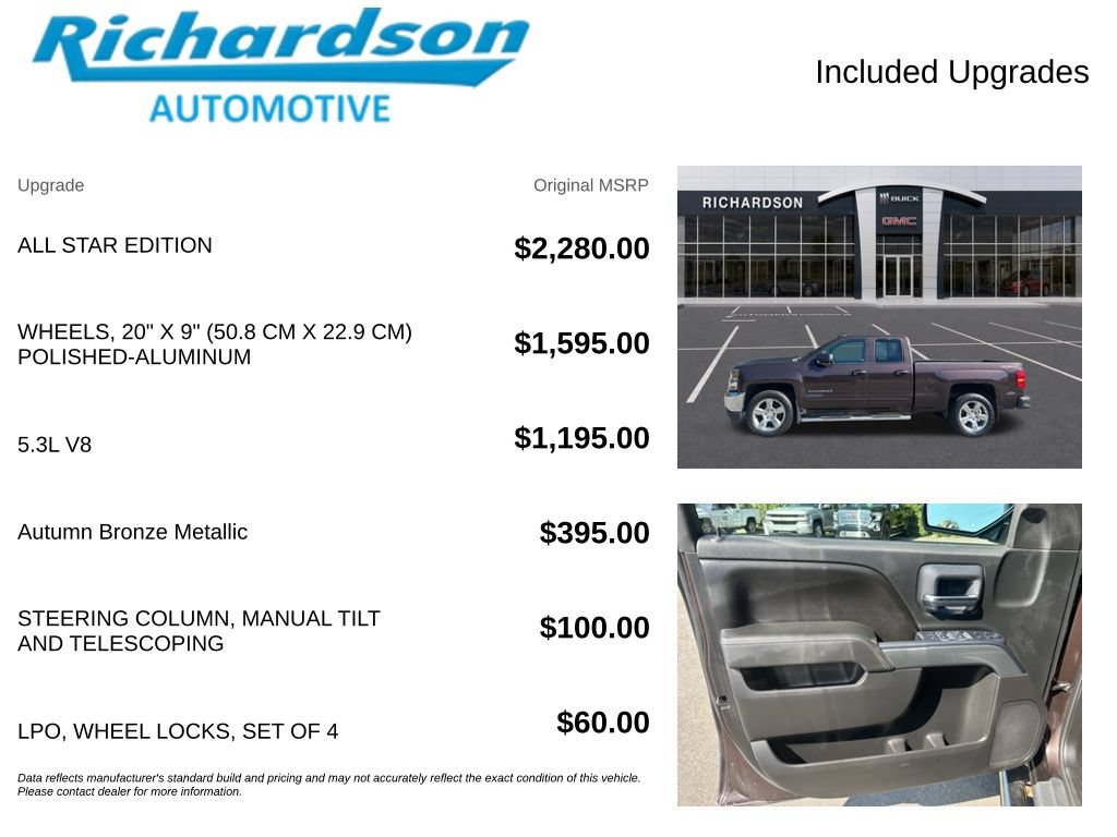 Used 2016 Chevrolet Silverado 1500 LT w/ All Star Edition AWD/4WD image 7