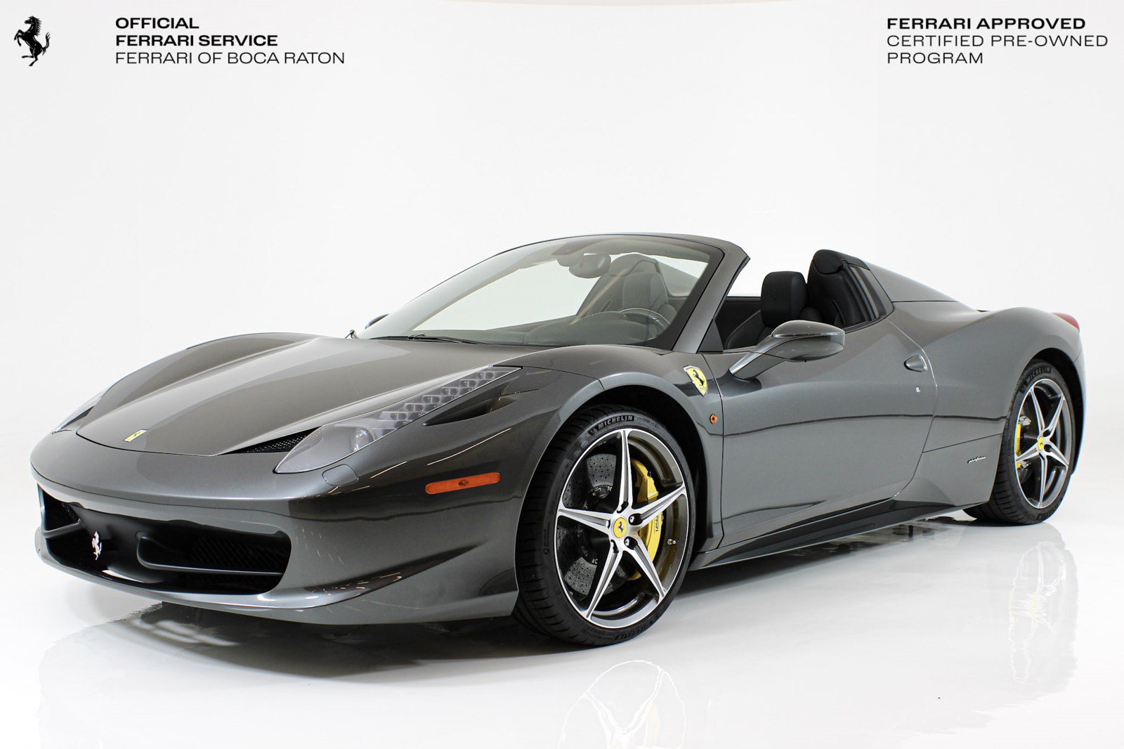 Certified 2013 Ferrari 458 Spider