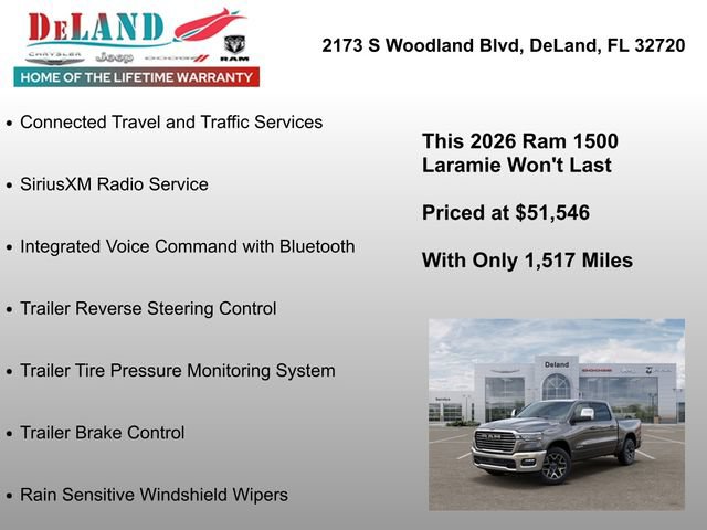 New 2026 RAM 1500 Laramie AWD/4WD image 32