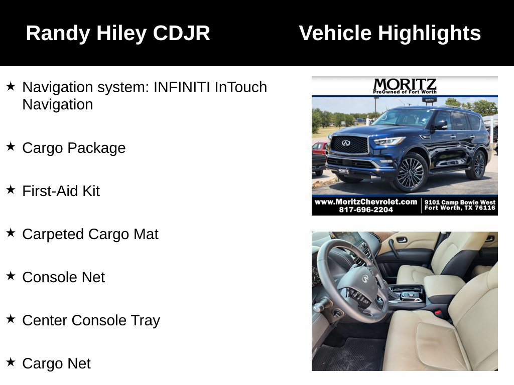 Used 2023 INFINITI QX80 Premium Select w/ Cargo Package RWD image 5