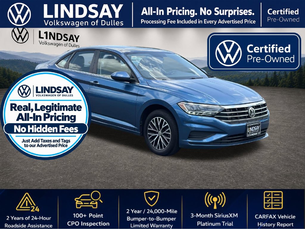Certified 2021 Volkswagen Jetta SE w/ SE Cold Weather Package FWD image 1