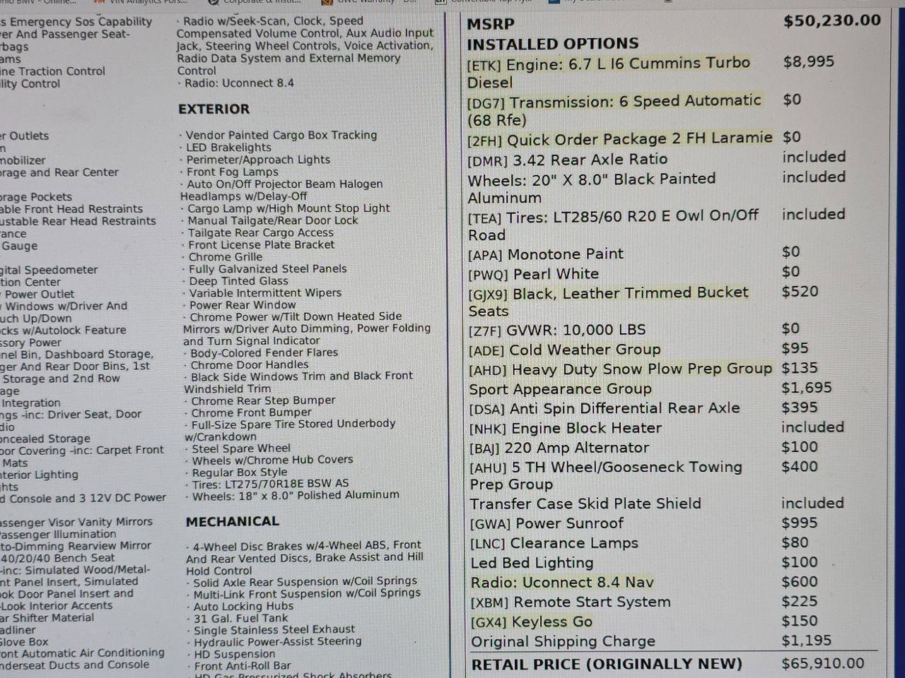 Used 2016 RAM 2500 Laramie w/ Sport Appearance Group image 22