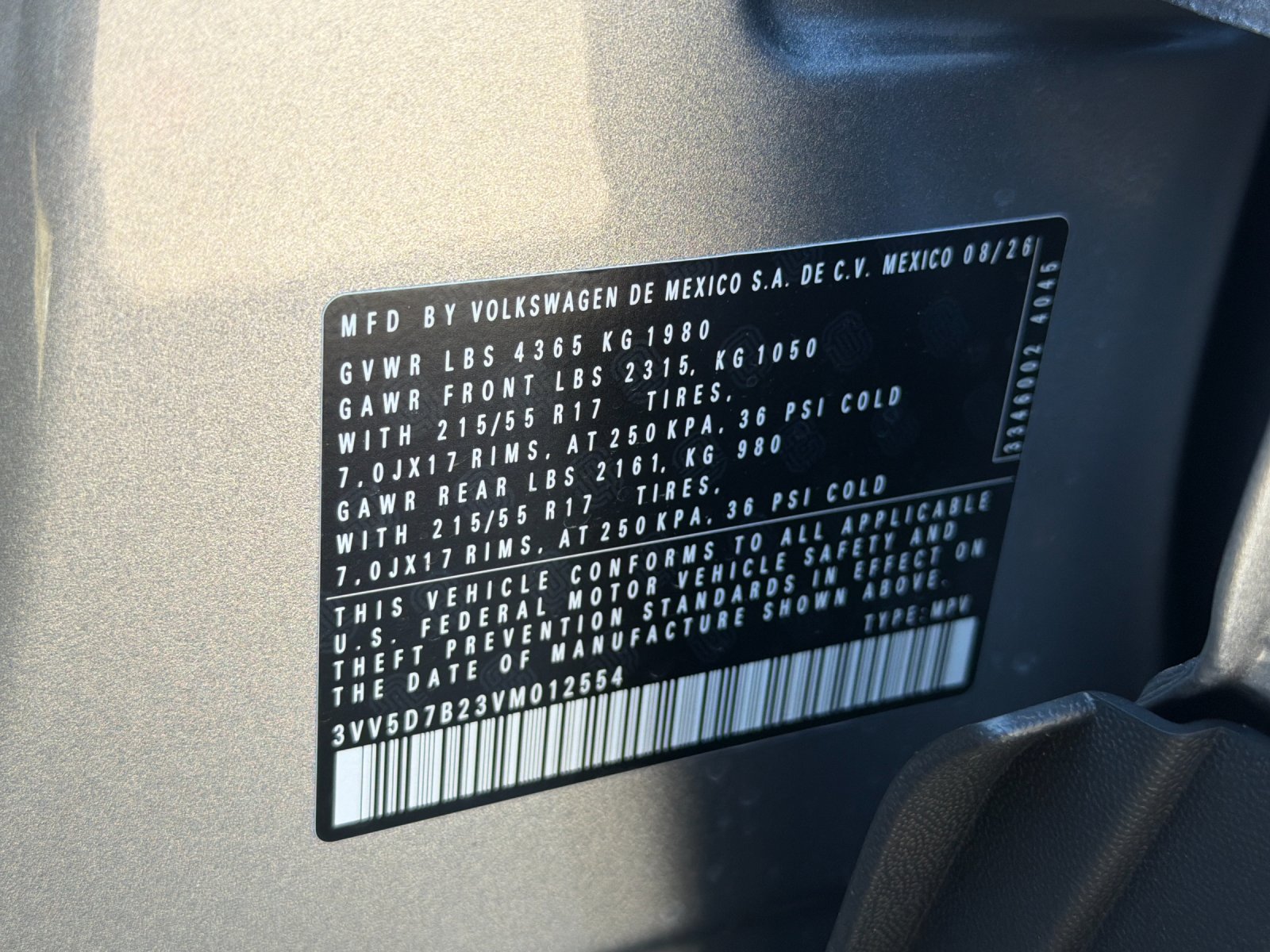 New 2027 Volkswagen Taos S FWD image 27