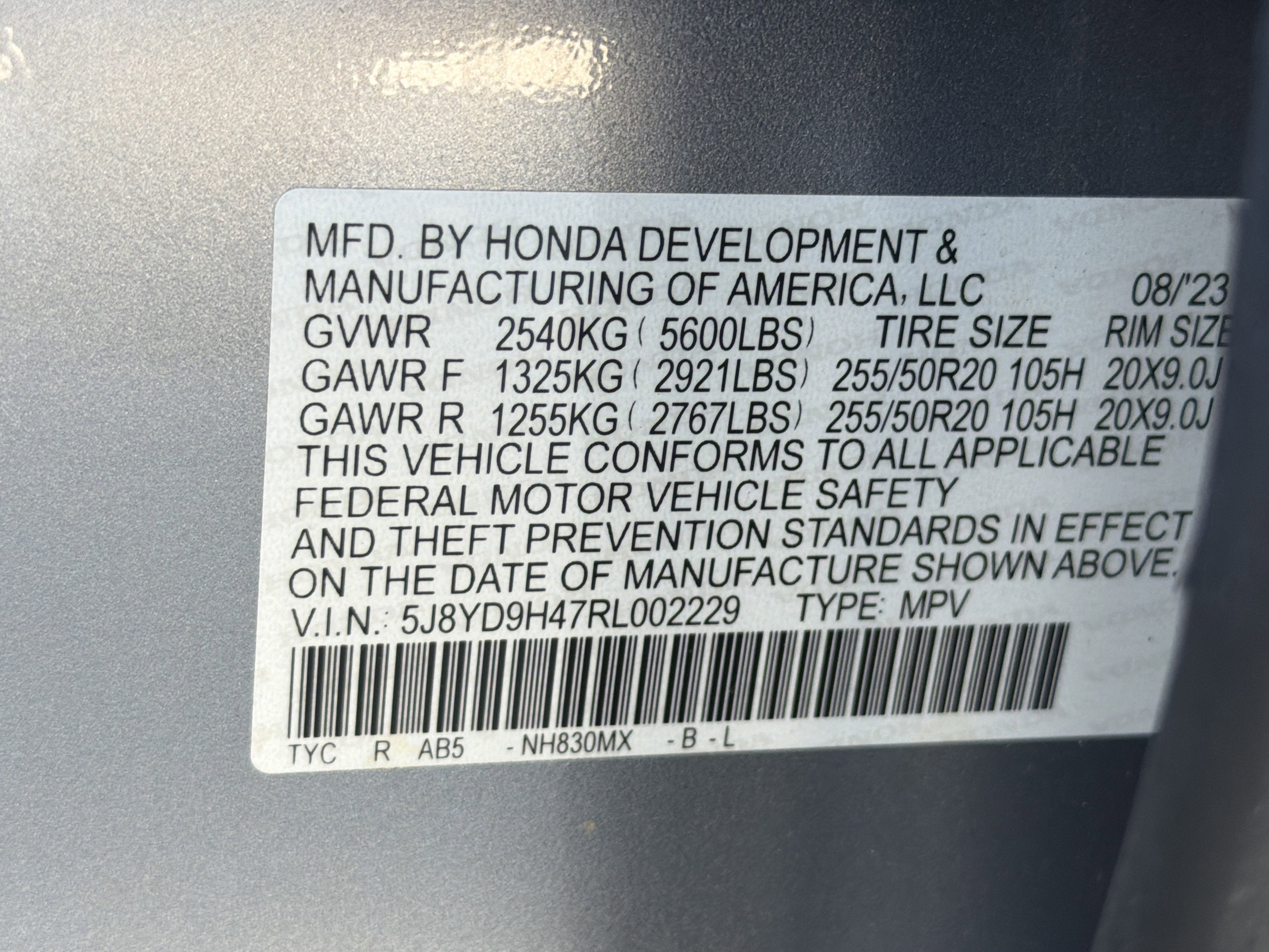 Certified 2024 Acura MDX FWD w/ Technology Package image 36