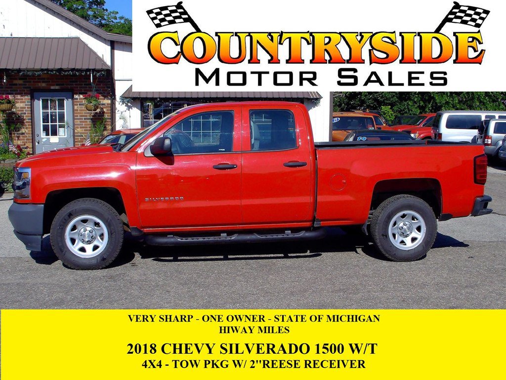 Used 2018 Chevrolet Silverado 1500 W/T AWD/4WD image 1