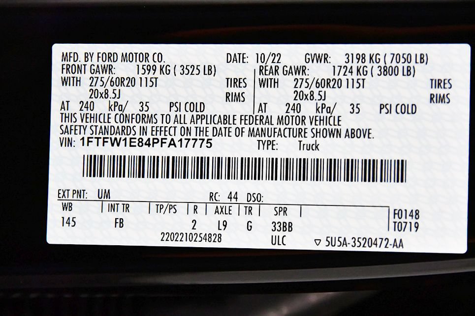 Used 2023 Ford F150 XLT w/ Equipment Group 302A High AWD/4WD image 16