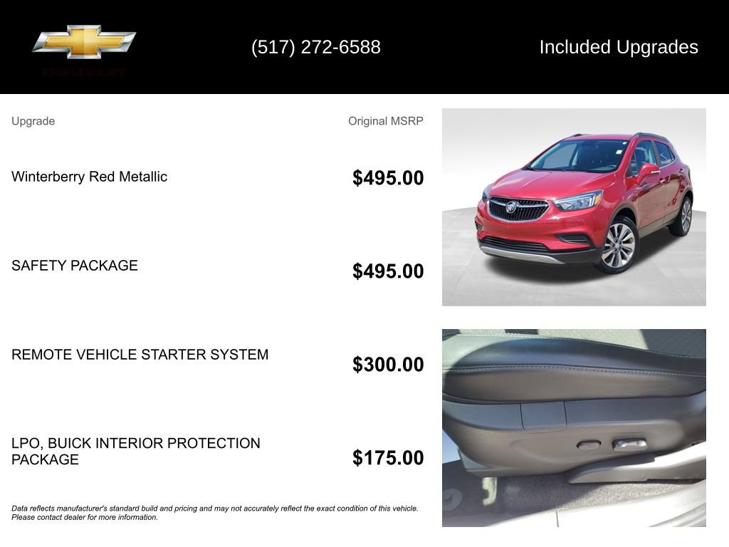 Used 2019 Buick Encore Preferred w/ Safety Package FWD image 5
