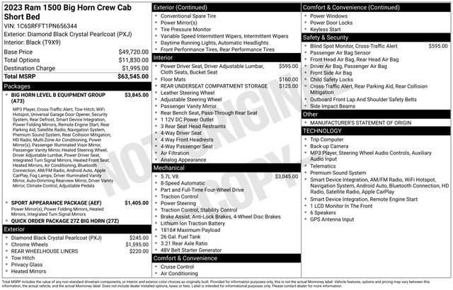 Used 2023 RAM 1500 Big Horn AWD/4WD image 24