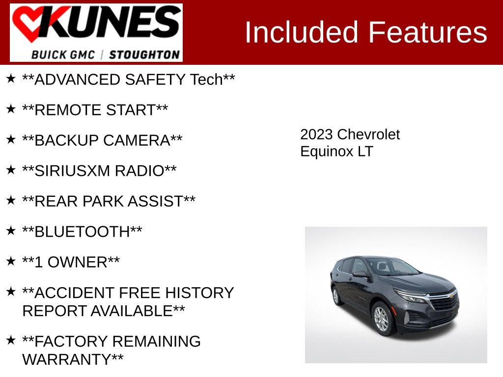Used 2023 Chevrolet Equinox LT image 2