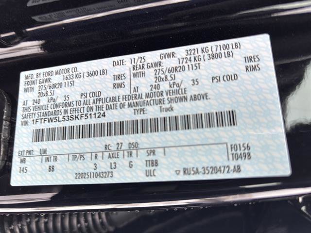 New 2025 Ford F150 Lariat w/ Equipment Group 501A Mid image 19