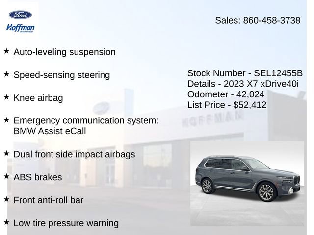 Used 2023 BMW X7 xDrive40i w/ Premium Package image 26