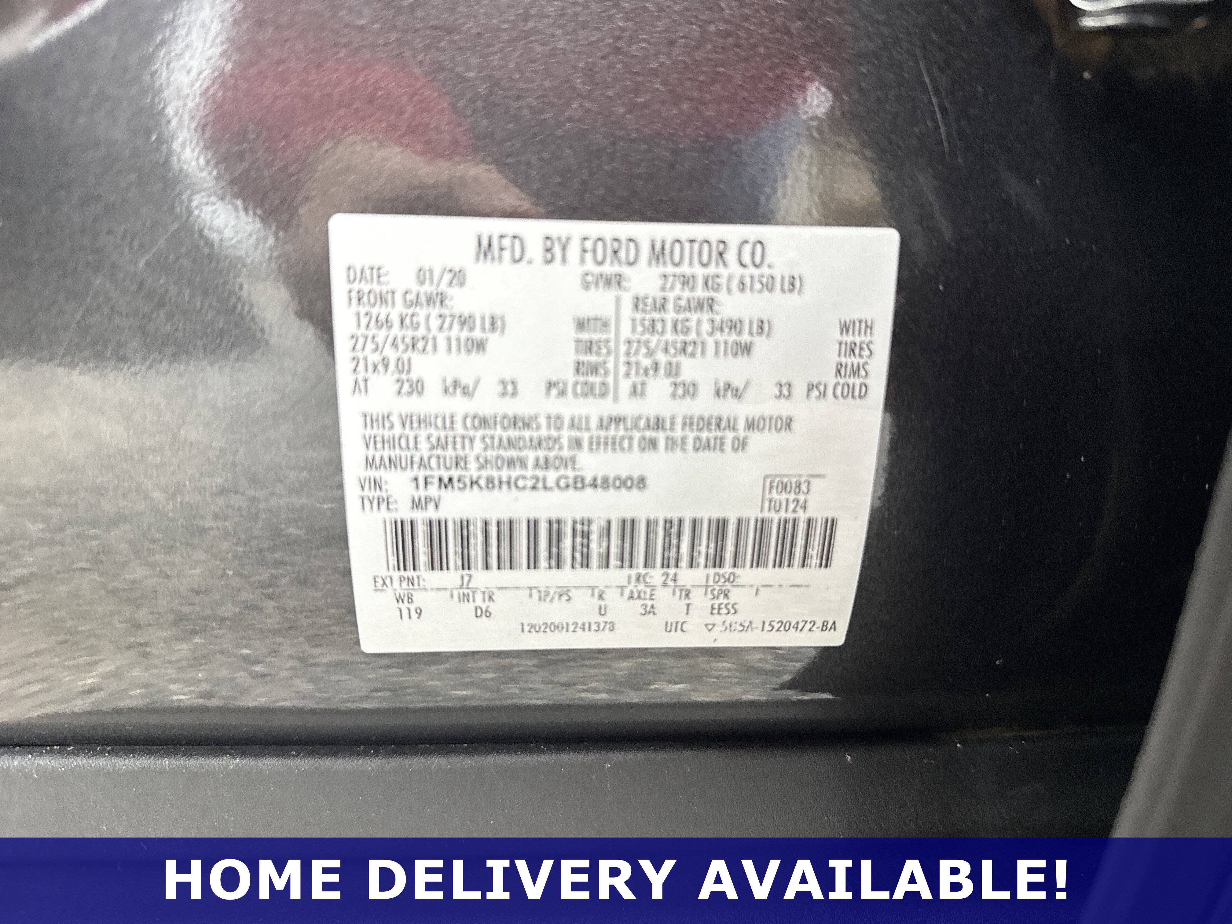 Used 2020 Ford Explorer Platinum w/ Premium Technology Package image 18