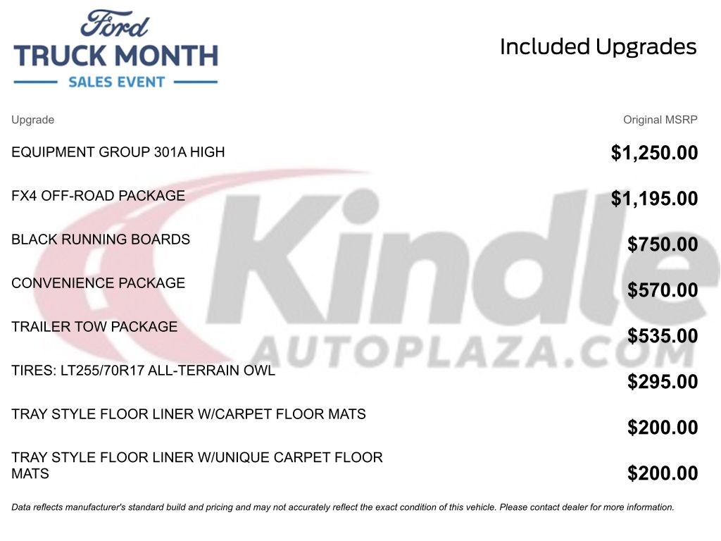 New 2025 Ford Ranger XLT w/ Equipment Group 301A High image 3