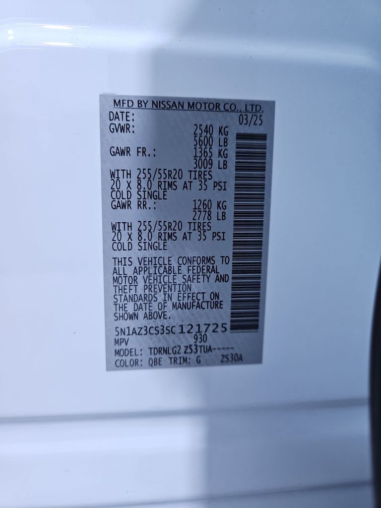 New 2025 Nissan Murano SL image 30