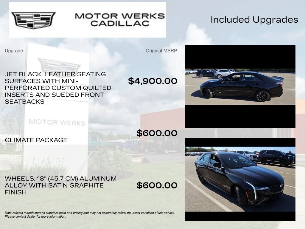 Used 2025 Cadillac CT4 V Blackwing w/ Climate Package video 4