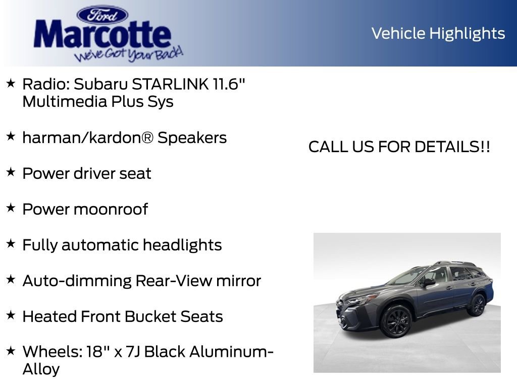 Used 2024 Subaru Outback Onyx Edition AWD/4WD image 8