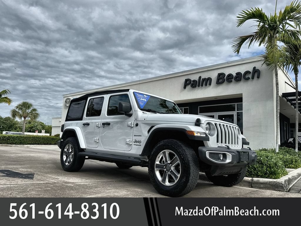 Used 2019 Jeep Wrangler Unlimited Sahara w/ Dual Top Group AWD/4WD image 1