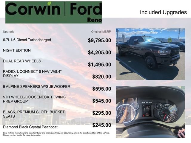 Used 2024 RAM 3500 Big Horn w/ Night Edition AWD/4WD image 8