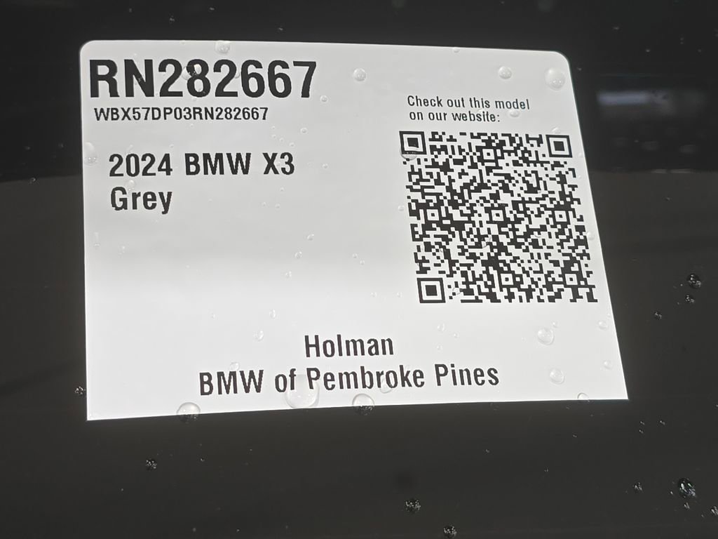 Certified 2024 BMW X3 xDrive30i w/ M Sport Package AWD/4WD image 28