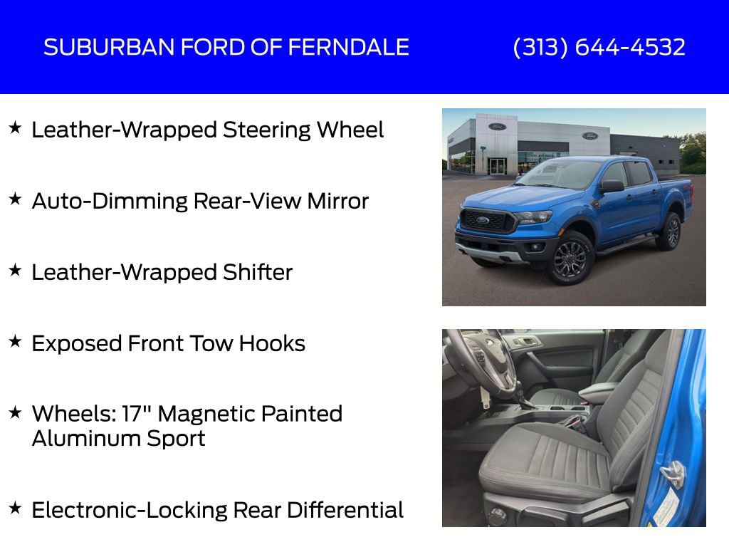 Used 2021 Ford Ranger XLT w/ Equipment Group 301A Mid image 21