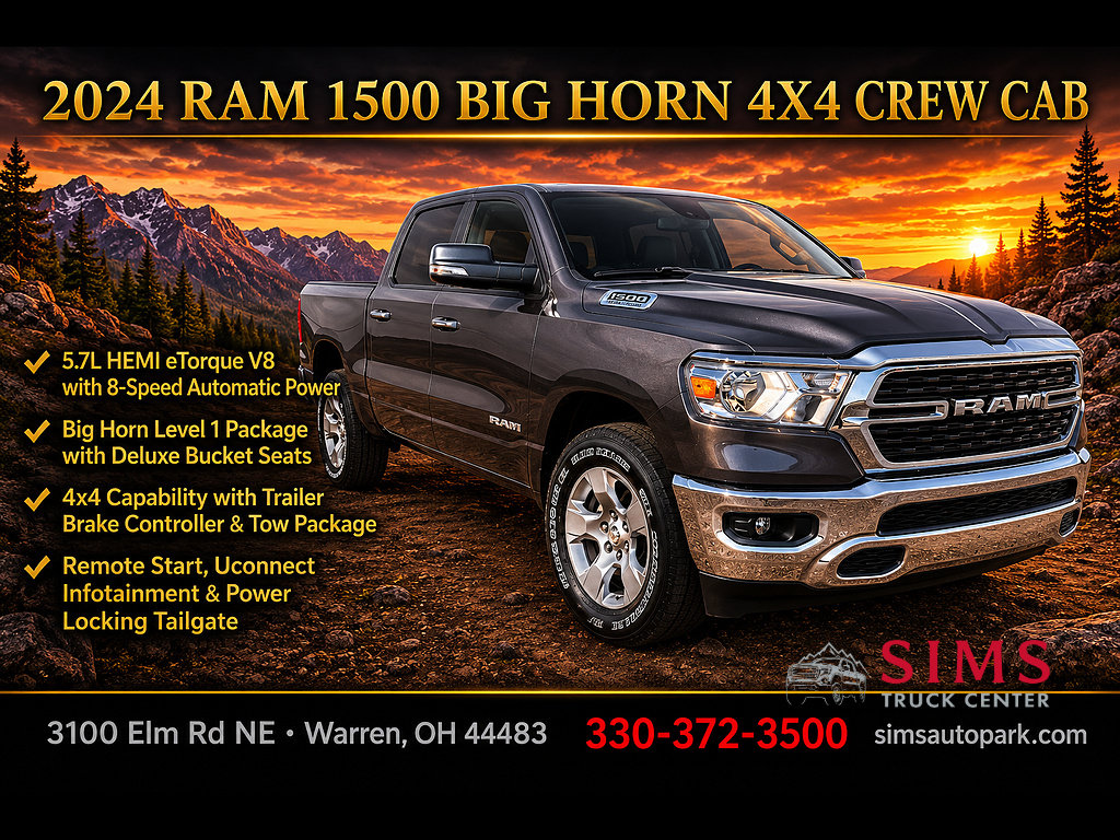 Used 2024 RAM 1500 Big Horn AWD/4WD image 1