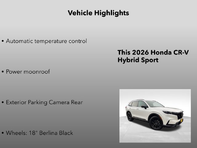 New 2026 Honda CR-V Sport image 5