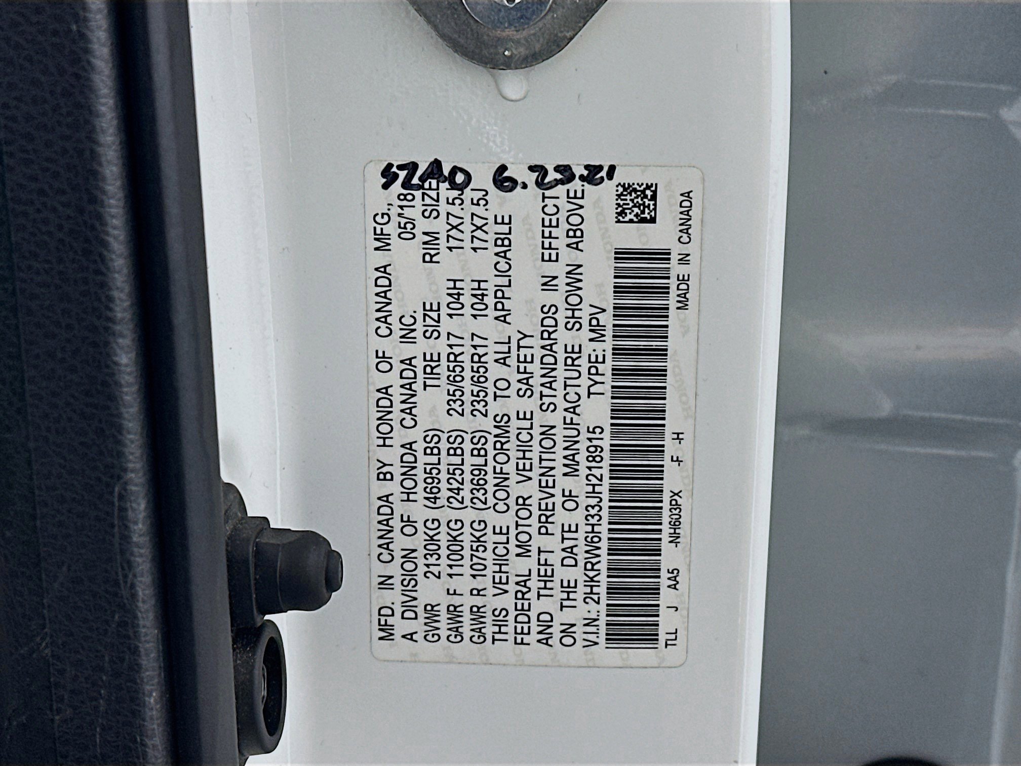 Used 2018 Honda CR-V LX image 12