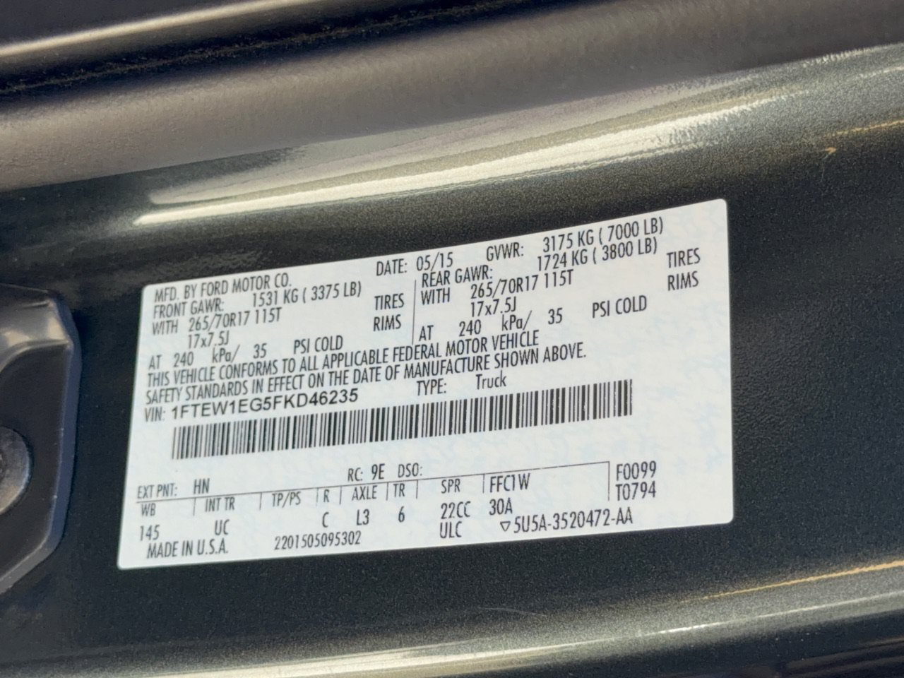 Used 2015 Ford F150 XLT w/ Equipment Group 301A Mid AWD/4WD image 31