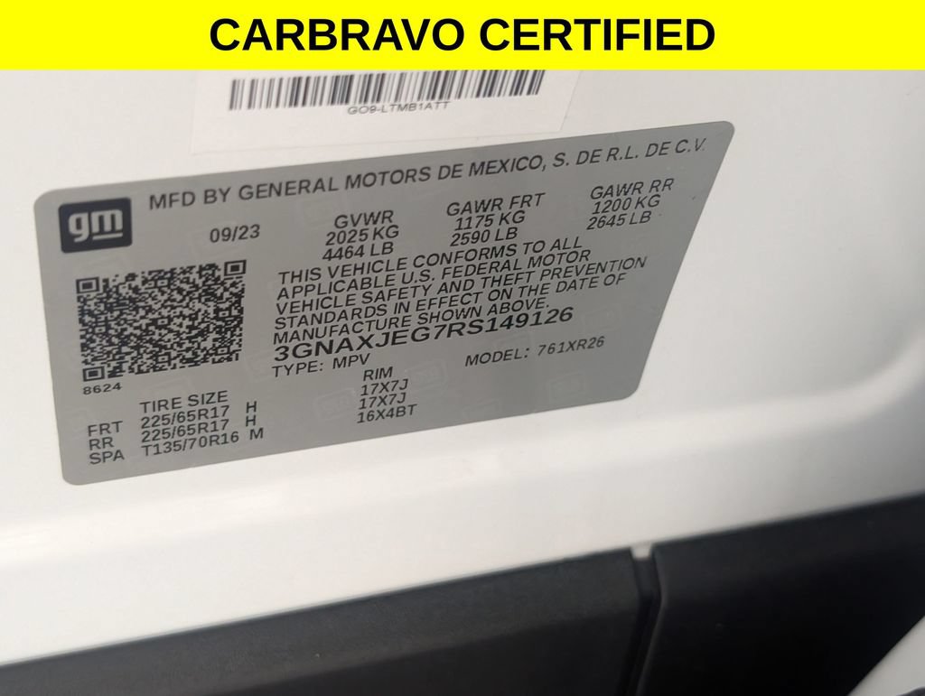 Certified 2024 Chevrolet Equinox LT FWD image 35