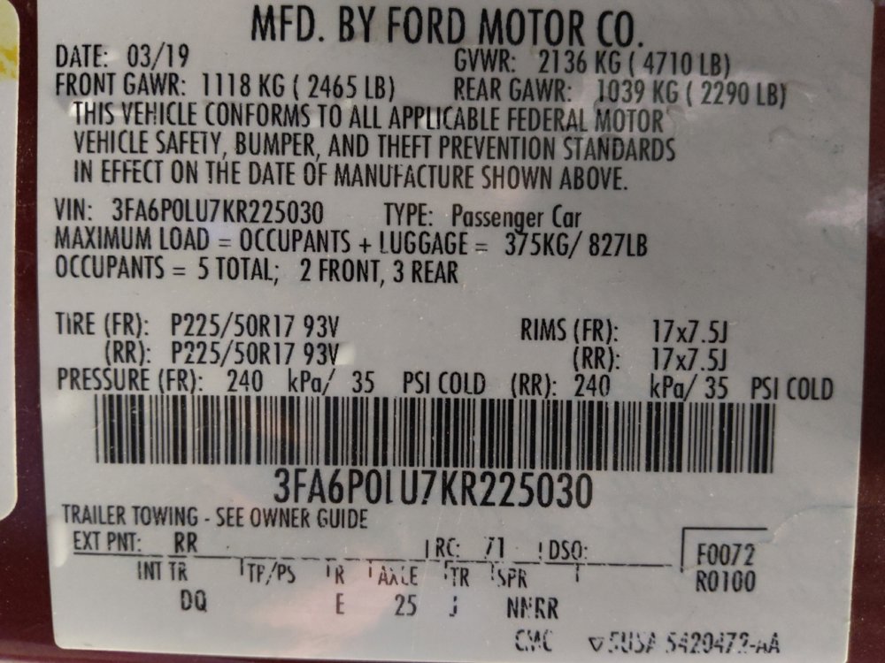 Used 2019 Ford Fusion SE image 33