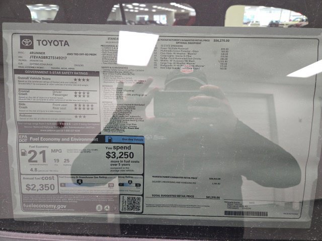 New 2026 Toyota 4Runner TRD Off-Road Premium AWD/4WD image 7