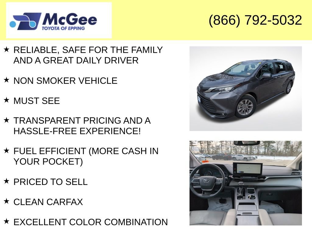 Certified 2025 Toyota Sienna XLE image 4