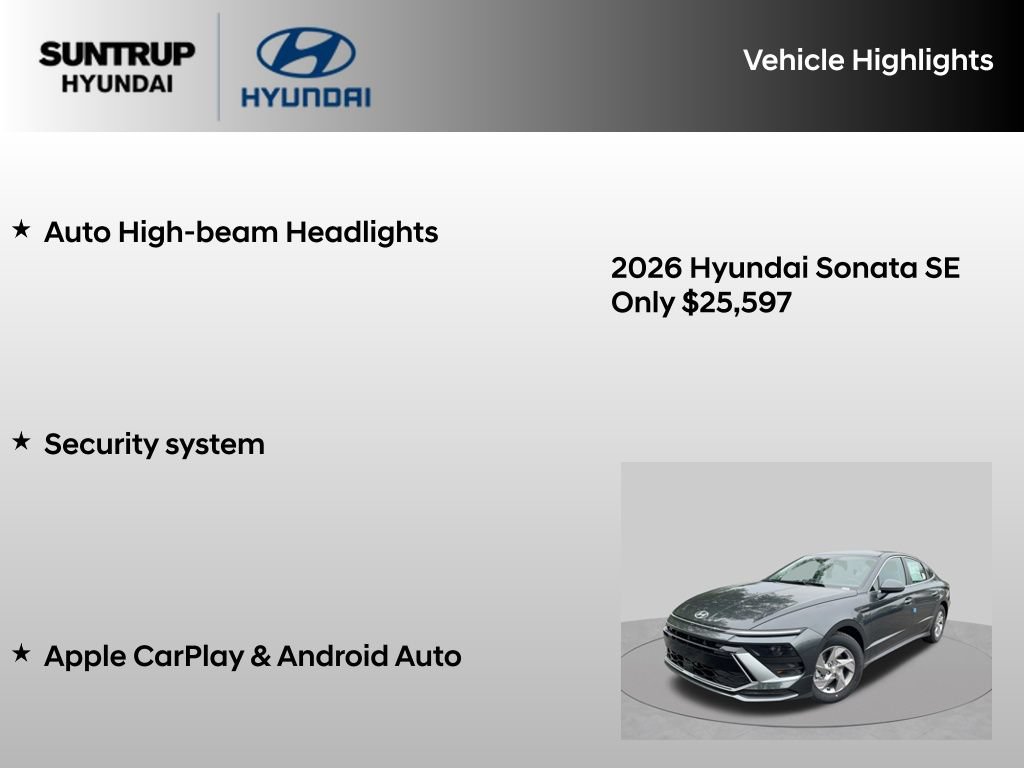 Used 2026 Hyundai Sonata SE FWD image 16